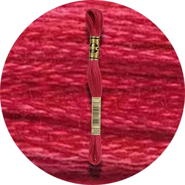 DMC Mouliné Spécial 25 Broderigarn, Ensfarvet, Røde/Gule/Orange nuancer